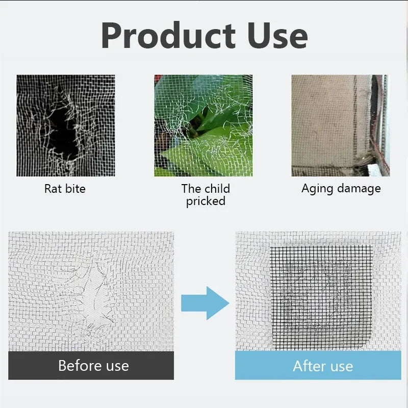 Adhesive Window Screen Repair Patches | Mesh Fix Kit