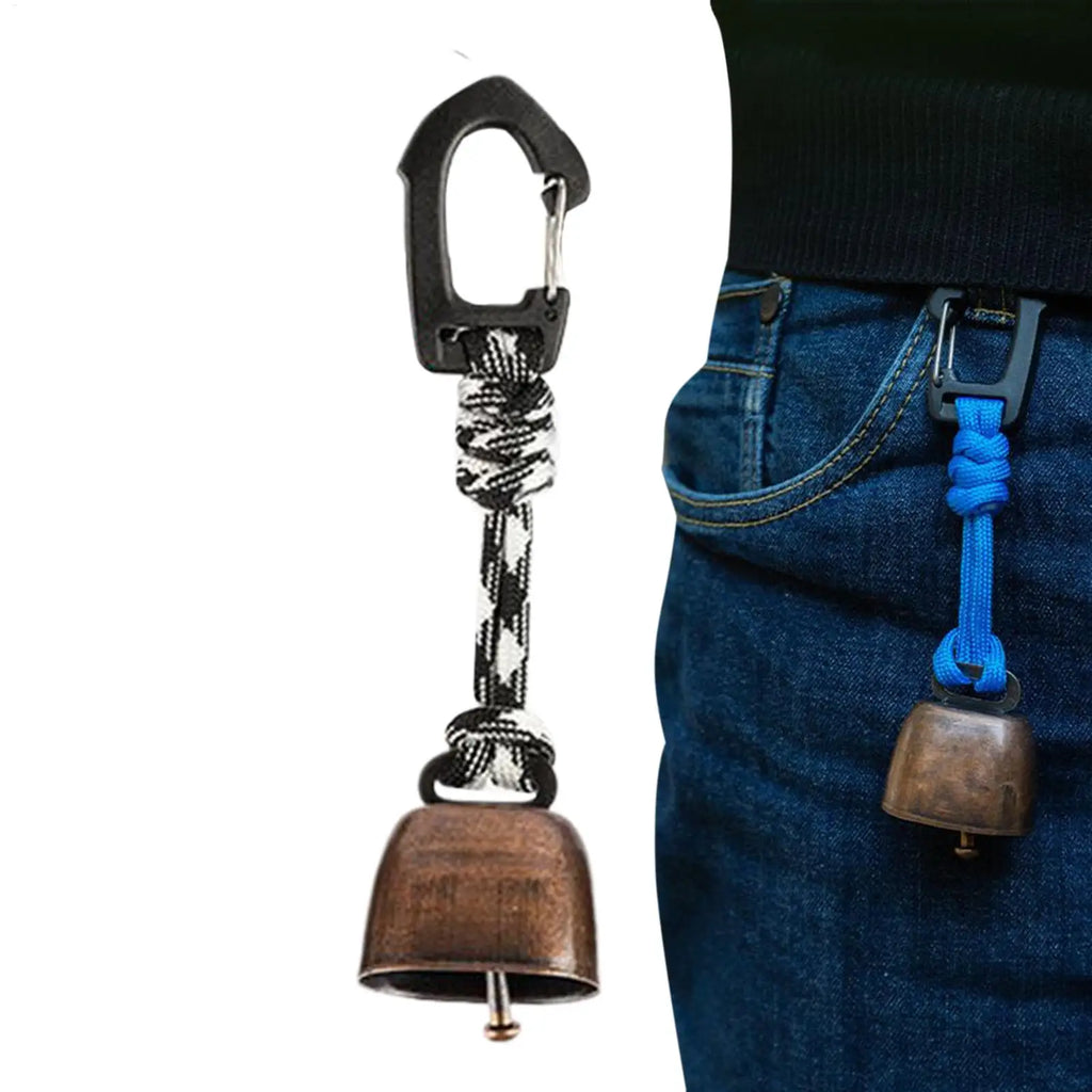 Bear Bells Scare Gear Keychain Iron Outdoor Bell Backpacking Camping