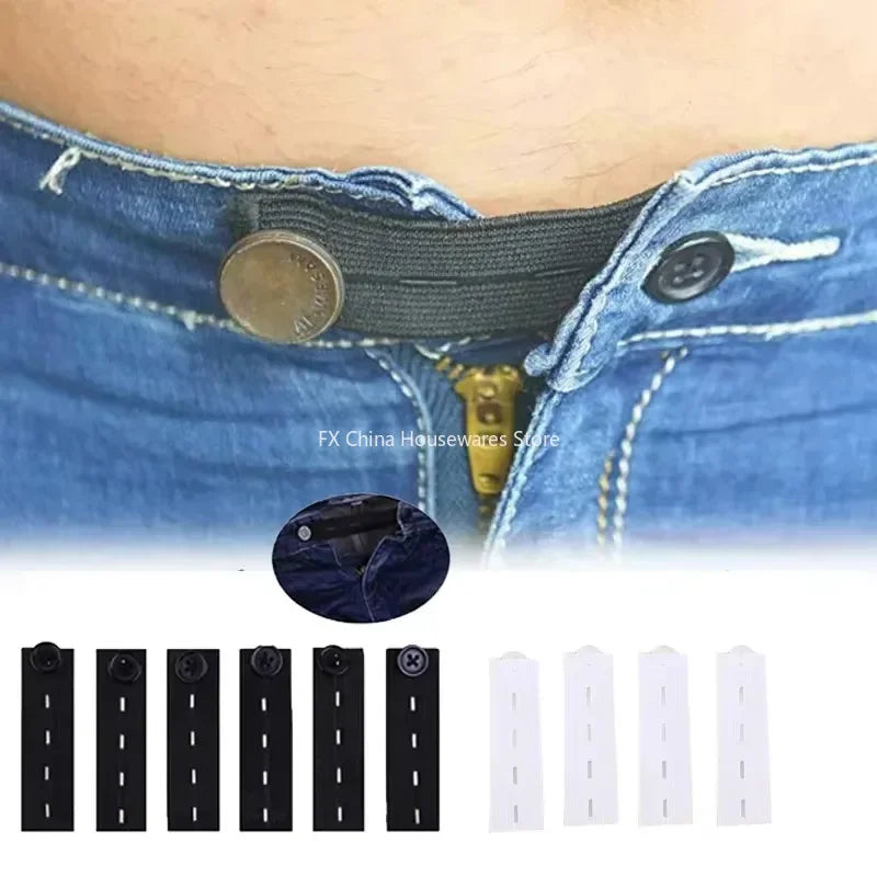 Pant Extender Belt Unisex Waist Band Tight Trousers Jeans Skirts