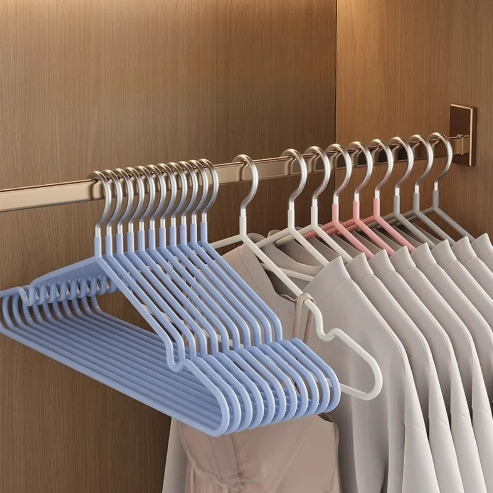 Heavy Duty Metal Clothes Hangers Anti-slip Space Saving Coat Closet