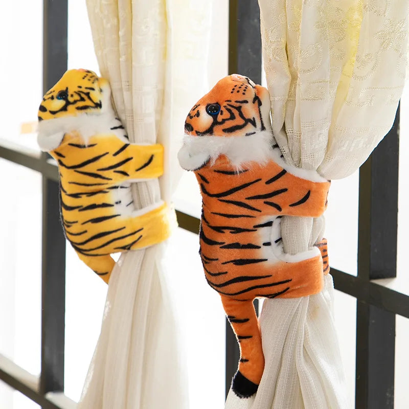 Panda Tiger Papa Ring Bracelet Plush Toy Arm Decoration Doll Curtain