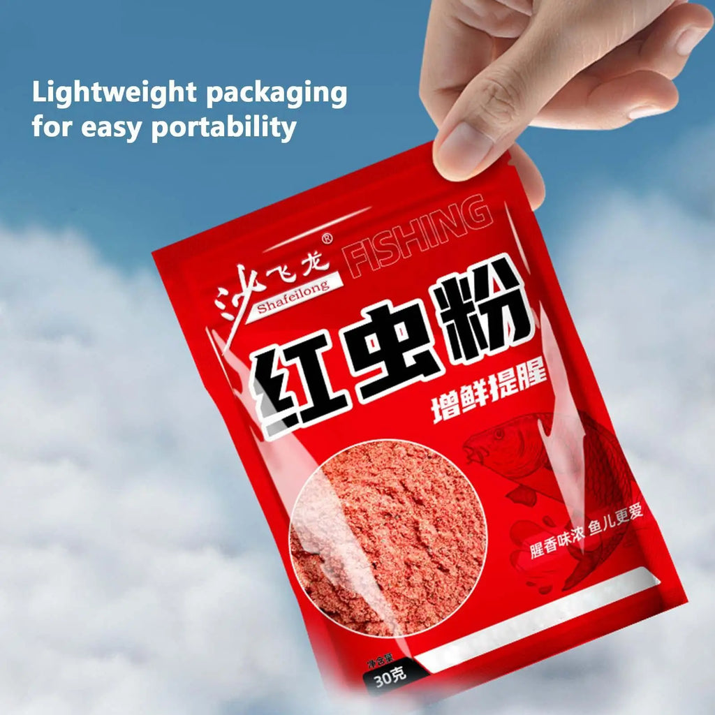 Red Worm Fish Attractant Powder – Freshwater Fishing Scent