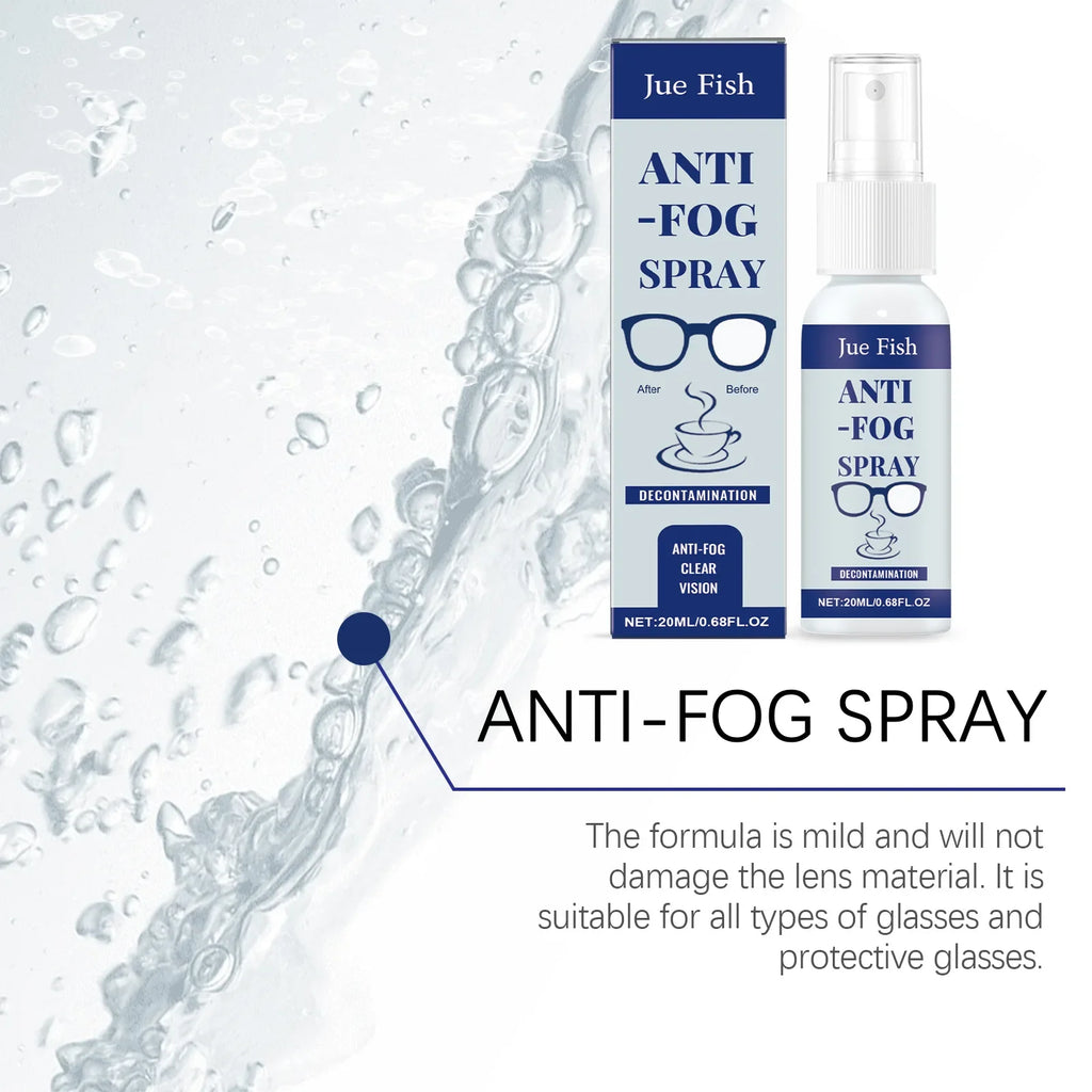 Anti-Fog Eyeglass Cleaning Spray | Lens Cleaner & Defogger