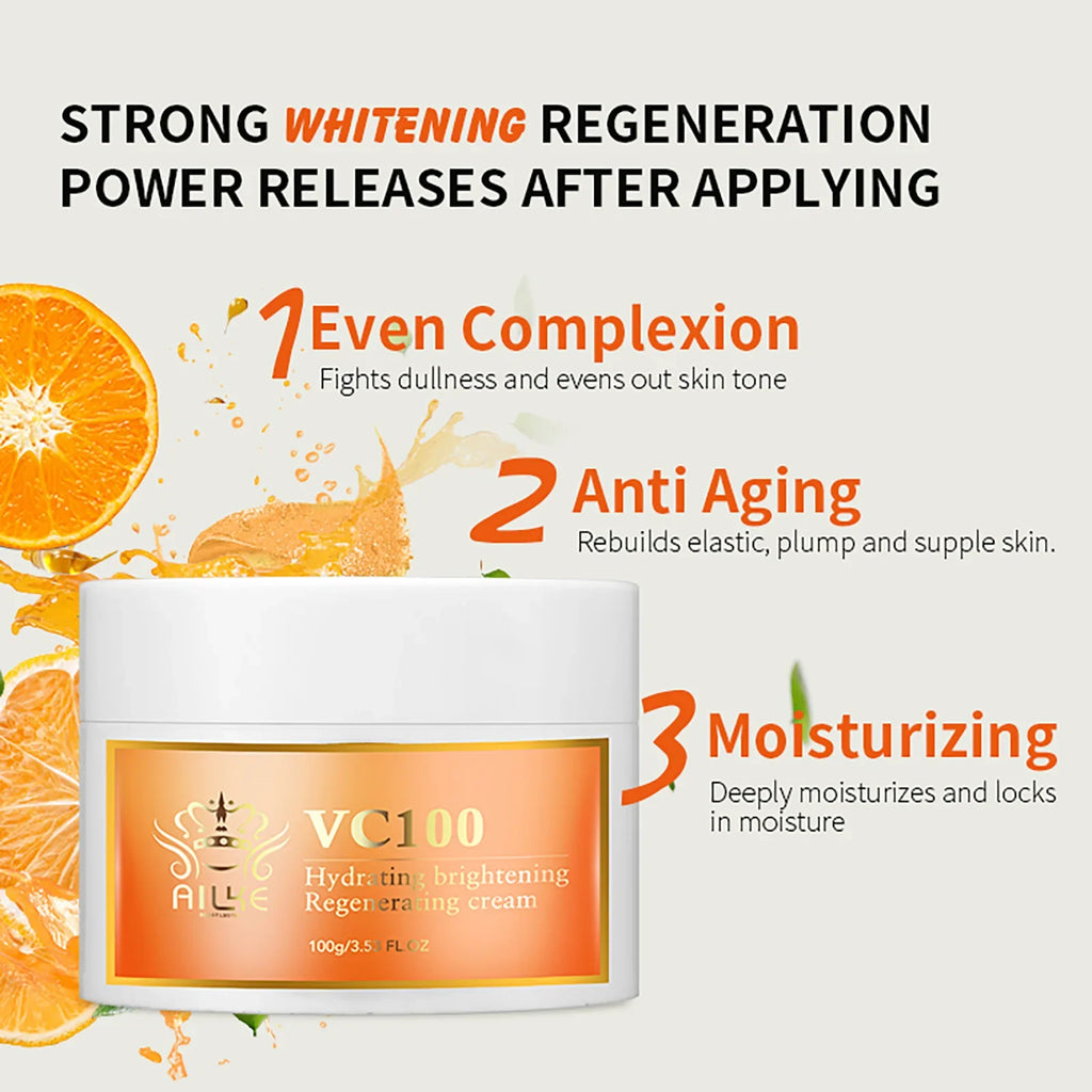 AILKE Vitamin C Face Cream – Brightening Firming Moisturizer 100ml