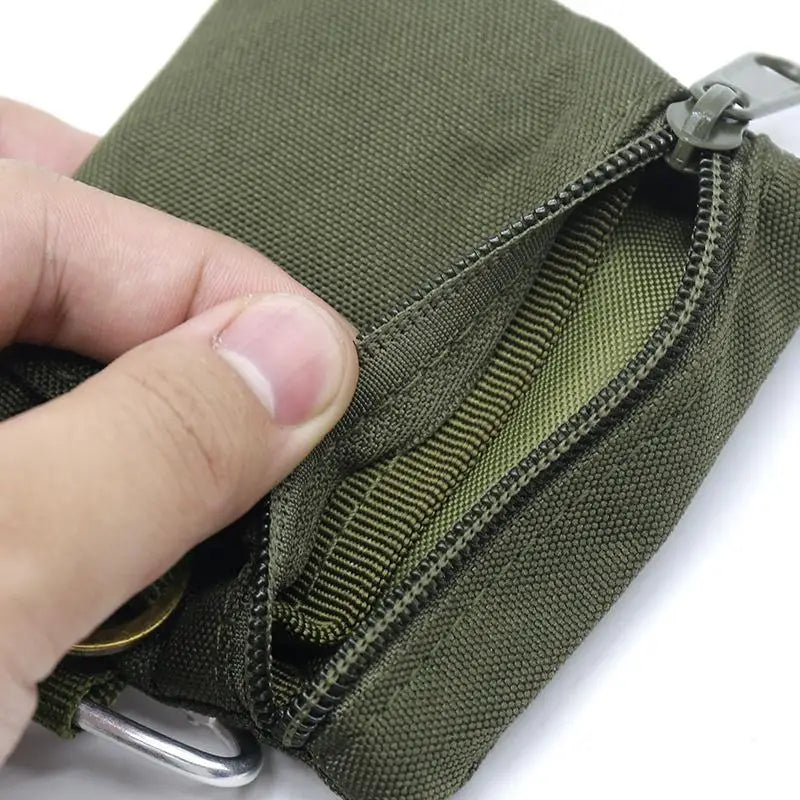 Mini EDC Zipper Pouch – Coin Purse, Key & Card Holder Bag