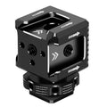 Triple Cold Shoe Mount Adapter for DSLR Camera Cage Rig