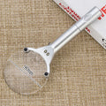 90mm LED Magnifying Glass 2.5X & 6X Handheld Lighted Loupe