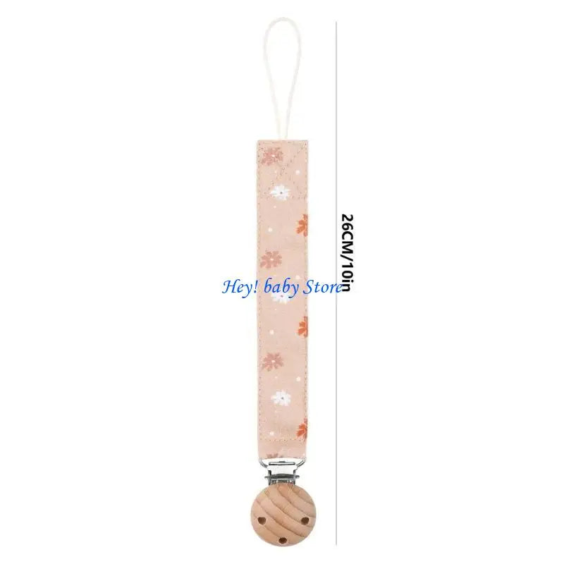 Flower Teether Pacifier Clip Chain for Baby Boys & Girls