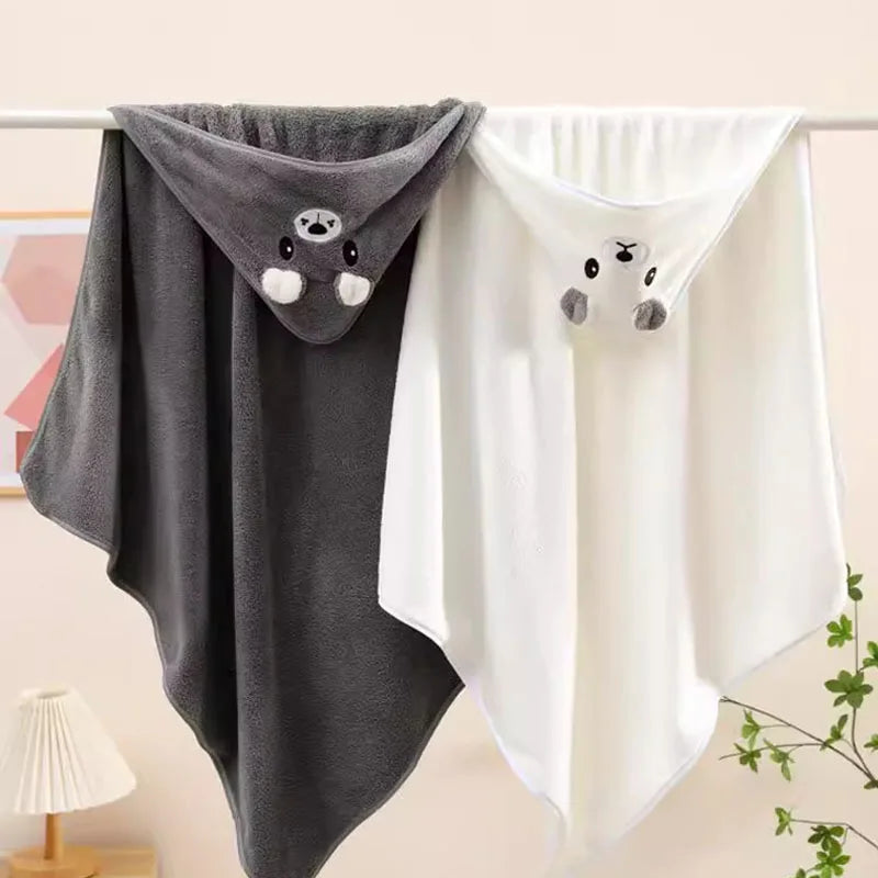 Soft Baby Bath Towel Swaddle Wrap – Newborn Blanket Girls Boys