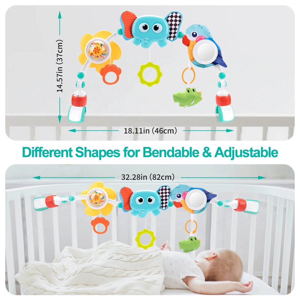 Baby Stroller Arch Toys Bouncer Toy Pram Activity Fine Motor Skills