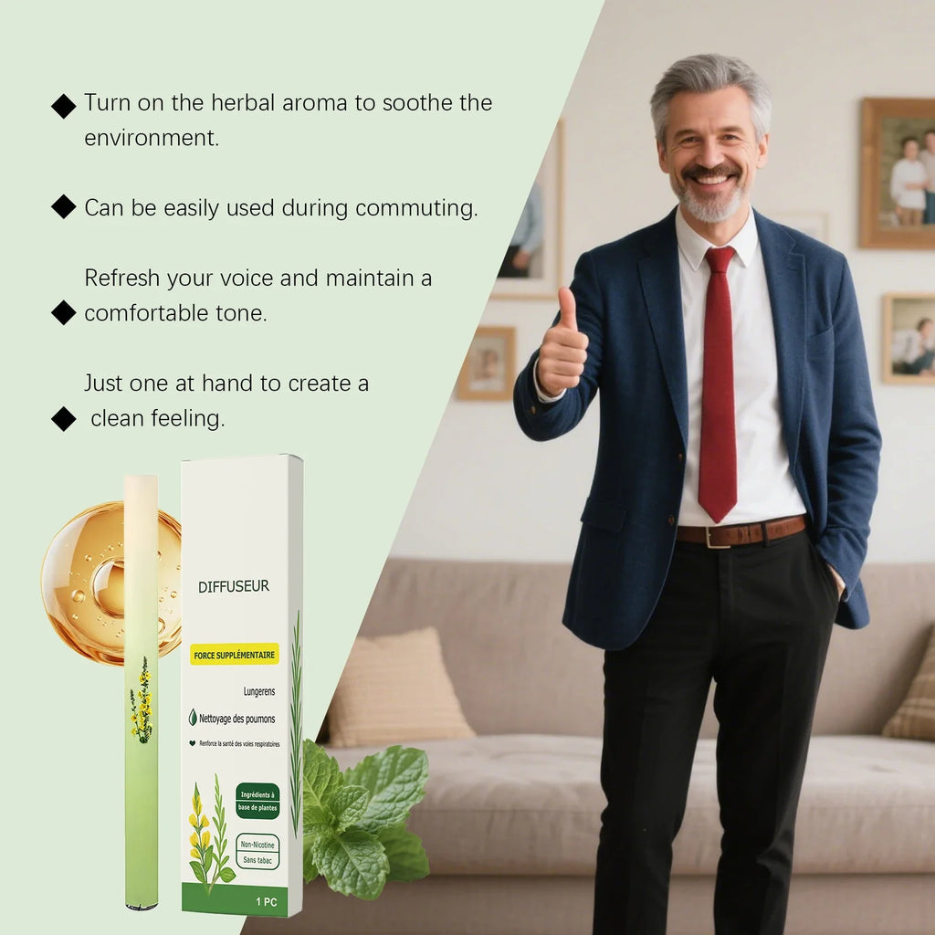 Herbal Fresh Breathing Stick – Cooling Mint Aromatherapy Inhaler