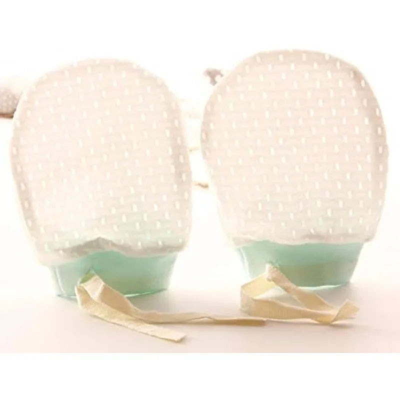 8-Pair Baby Anti-Scratch Mittens – Breathable Summer Mesh Gloves