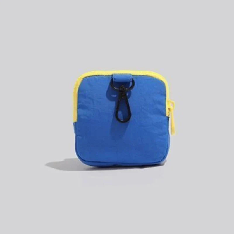 Canvas Zipper Coin Purse – Mini Wallet & Keyring Pouch