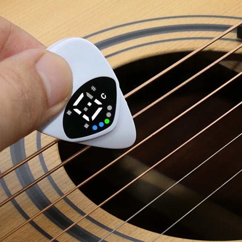 2-in-1 Guitar & Ukulele LED Pick Tuner | Chromatic