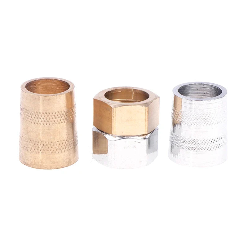 Shower Hose Nut Connector – Zinc Alloy Water Inlet Pipe Cap