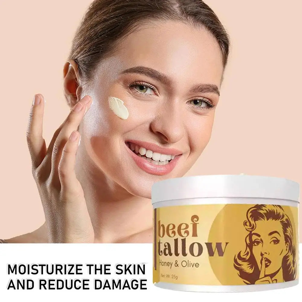 Whipped Beef Tallow & Honey Balm – Face & Body Moisturizer