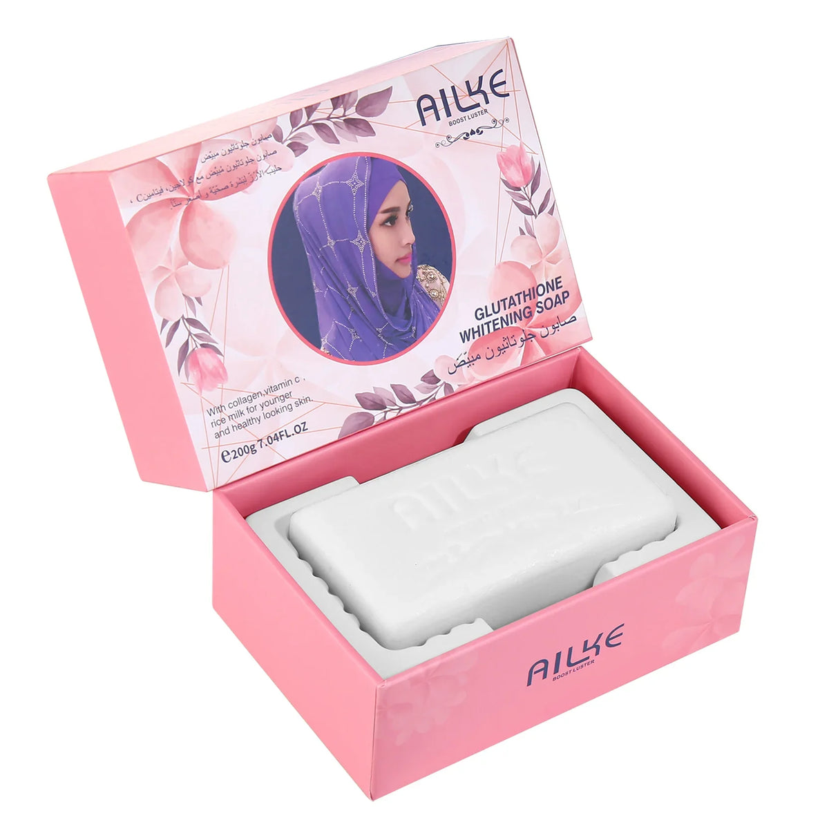AILKE Vitamin C Brightening Soap | Glutathione & Collagen 200g