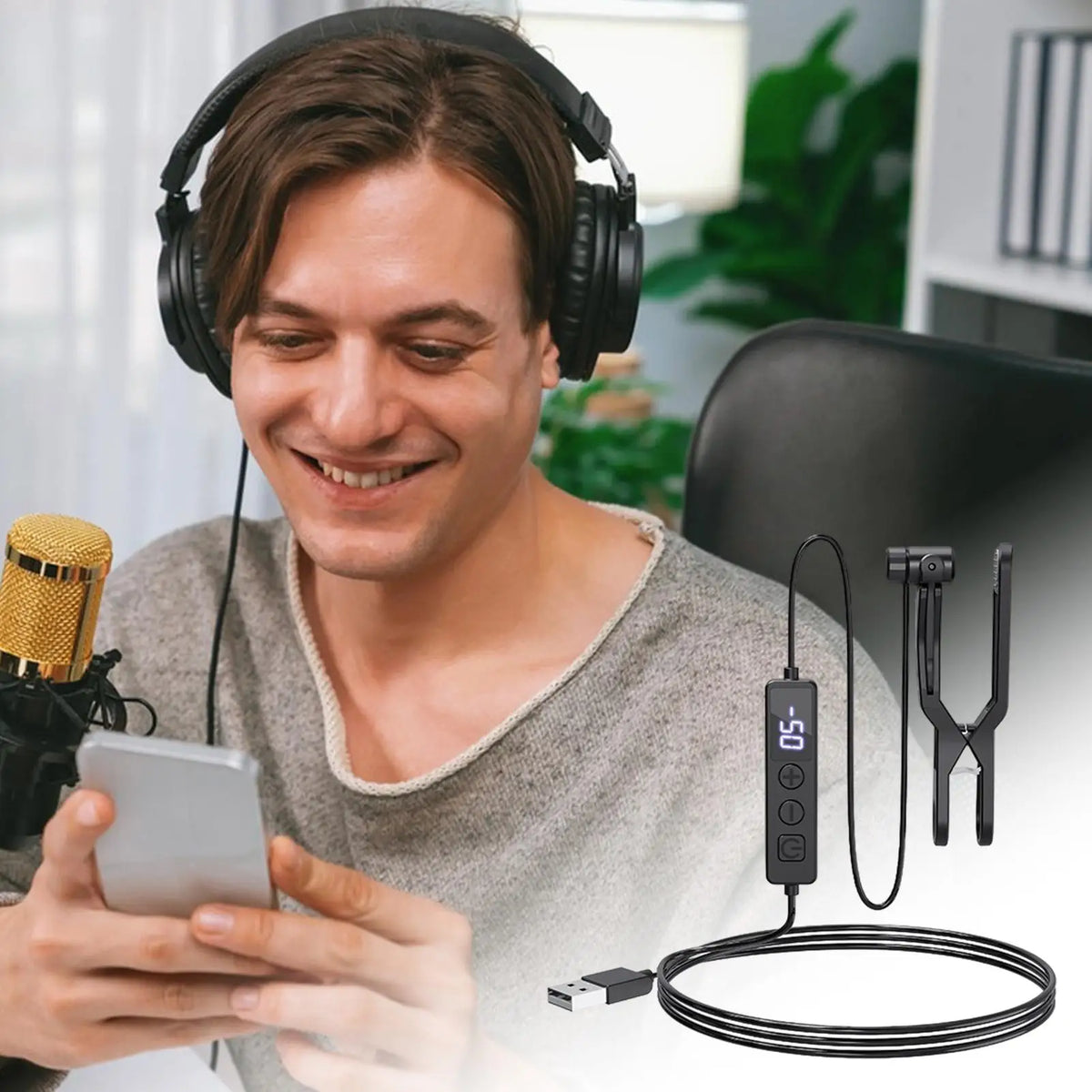 USB Auto Phone Screen Clicker – Silent Tapper for Games & Streams