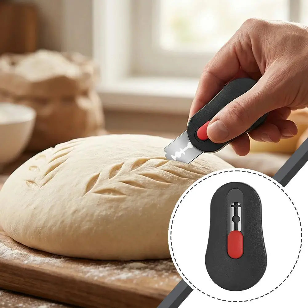 Adjustable Manual Bread Slicer Set – 1–20mm Cutter & Dough Tool