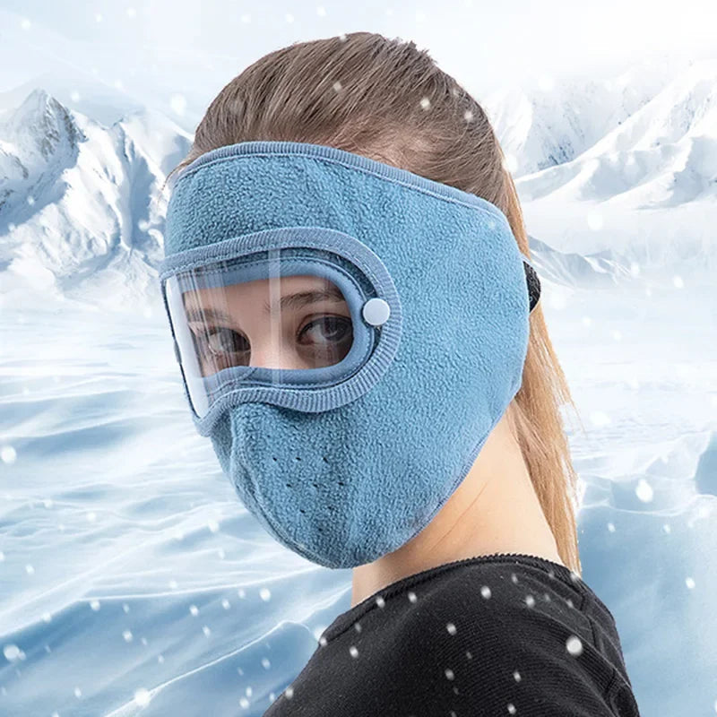 Full Face Balaclava with Removable Goggles | Anti-Fog Dustproof