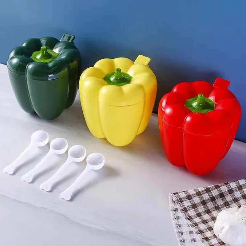 4-in-1 Press-Open Spice Jar – Kitchen & Camping Organizer
