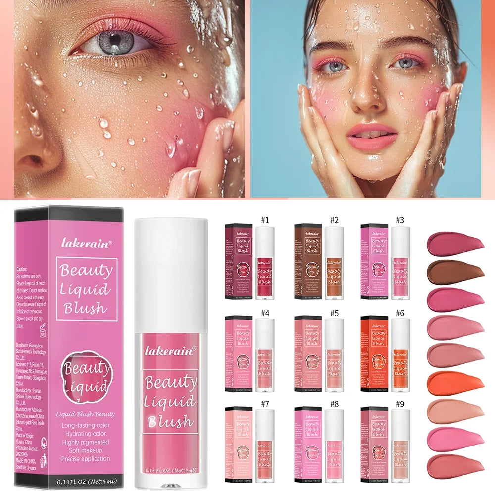 Velvet Matte Liquid Blush – Waterproof Cheek Tint 4ml