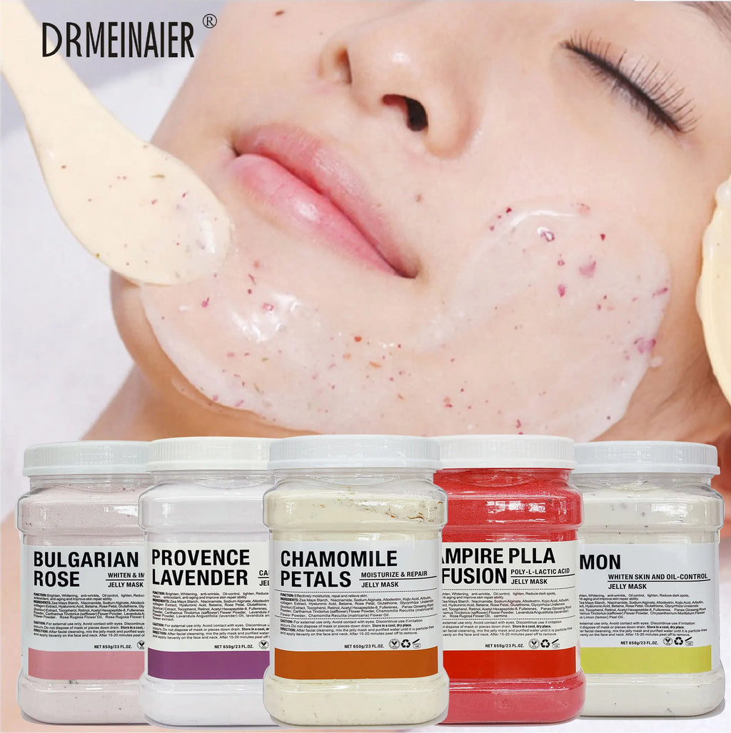 Gold Jelly Peel-Off Mask Powder 650g – Vitamin C & Hyaluronic Acid
