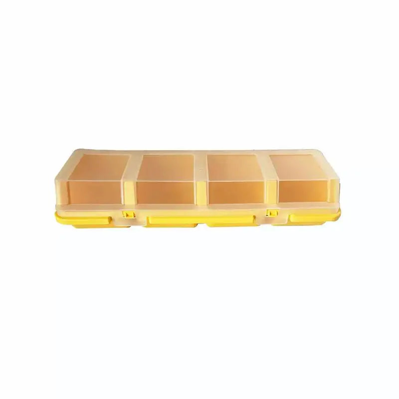 4-Compartment Screw Organizer Box – Plastic Parts Storage Bin