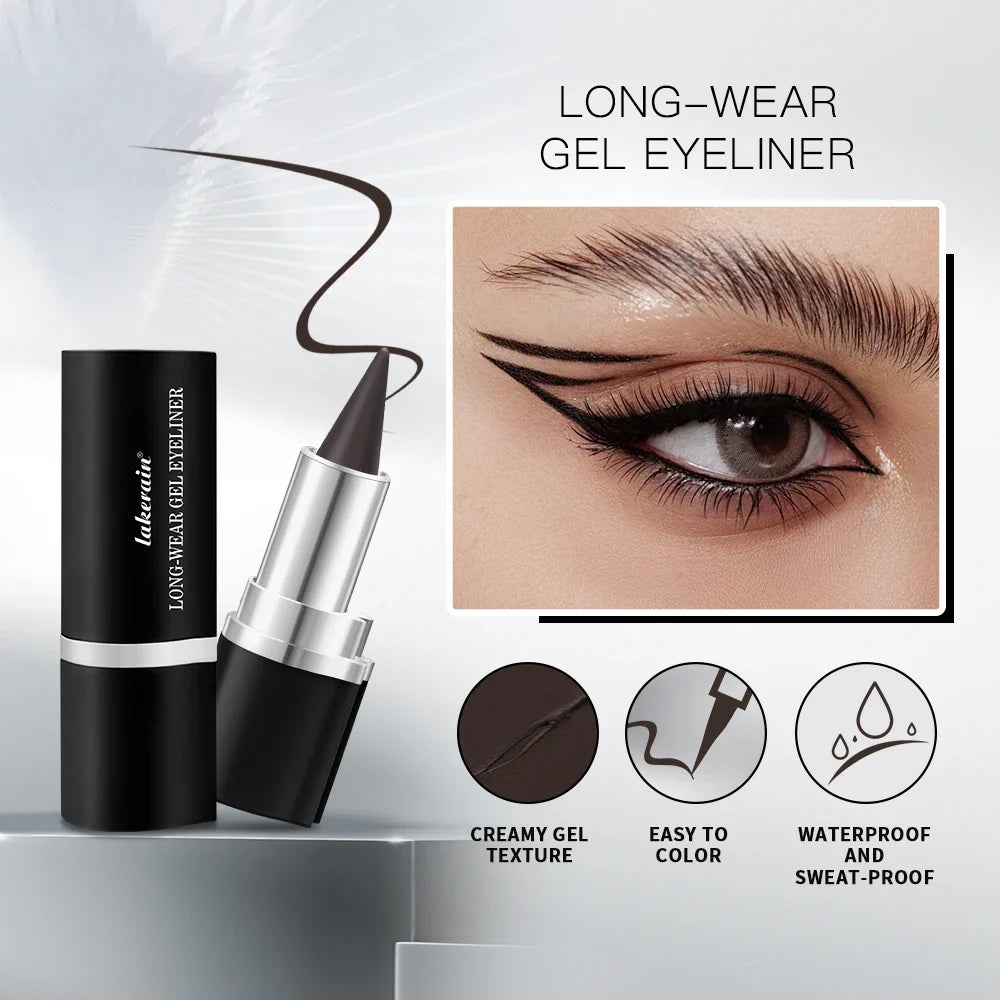 Creamy Gel Eyeliner Pen – Waterproof Matte Long-Lasting Liner