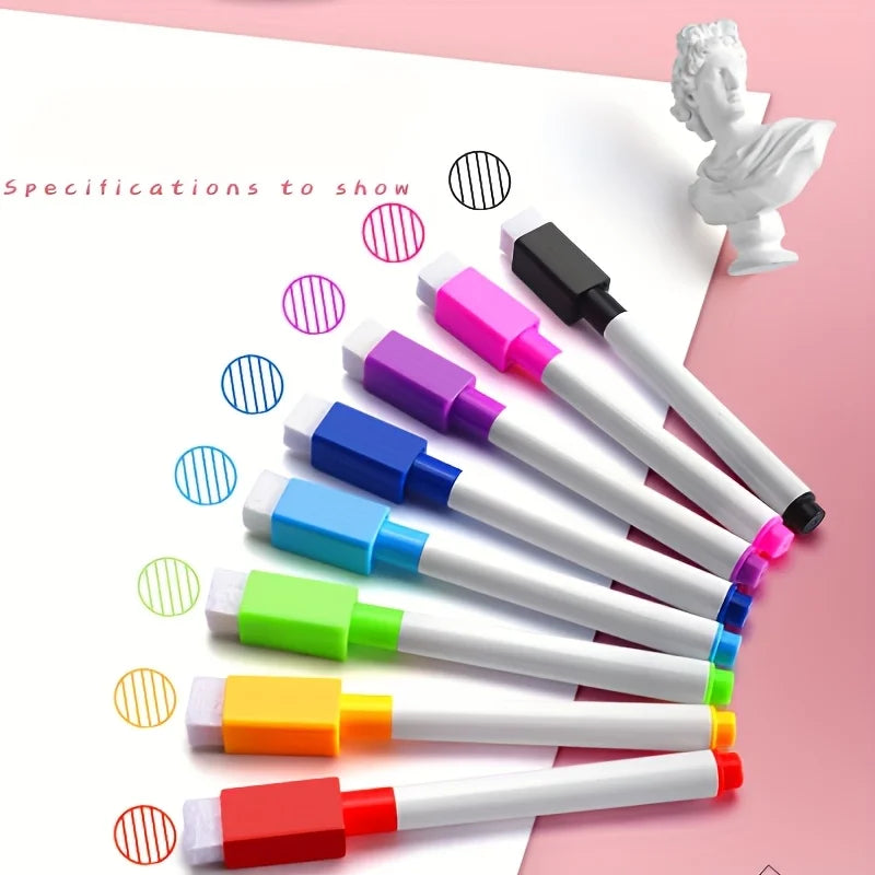 24/48-Pack Dry Erase Markers – Whiteboard, Glass & Plastic