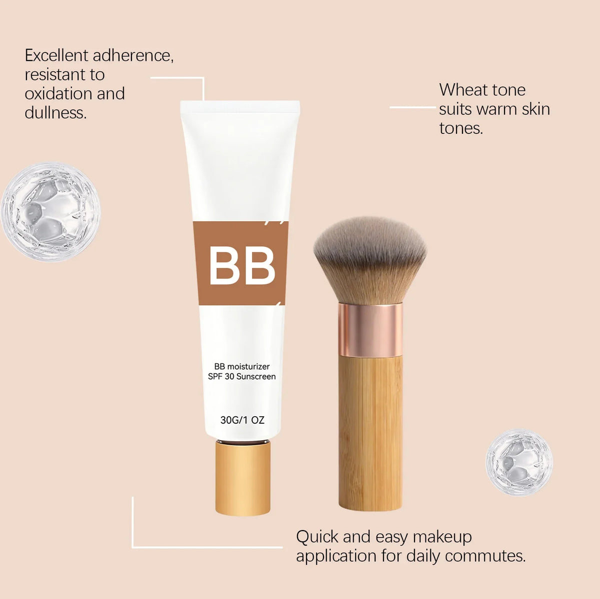 SPF 30 PA+++ BB Cream Sunscreen – Concealer & Foundation Kit