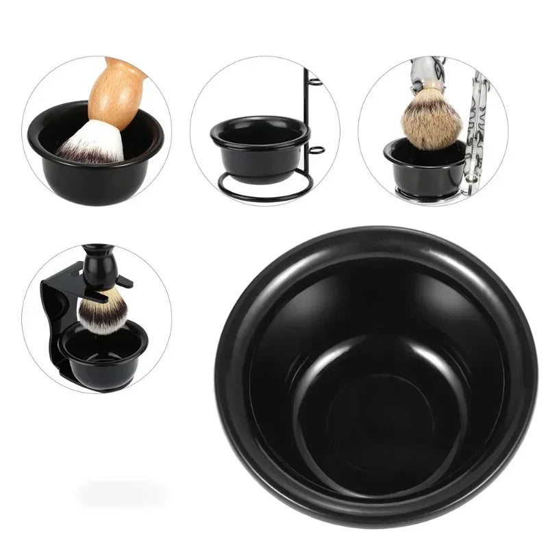 Men's Shaving Soap Bowl – Plastic Lather Mug for Brushes
