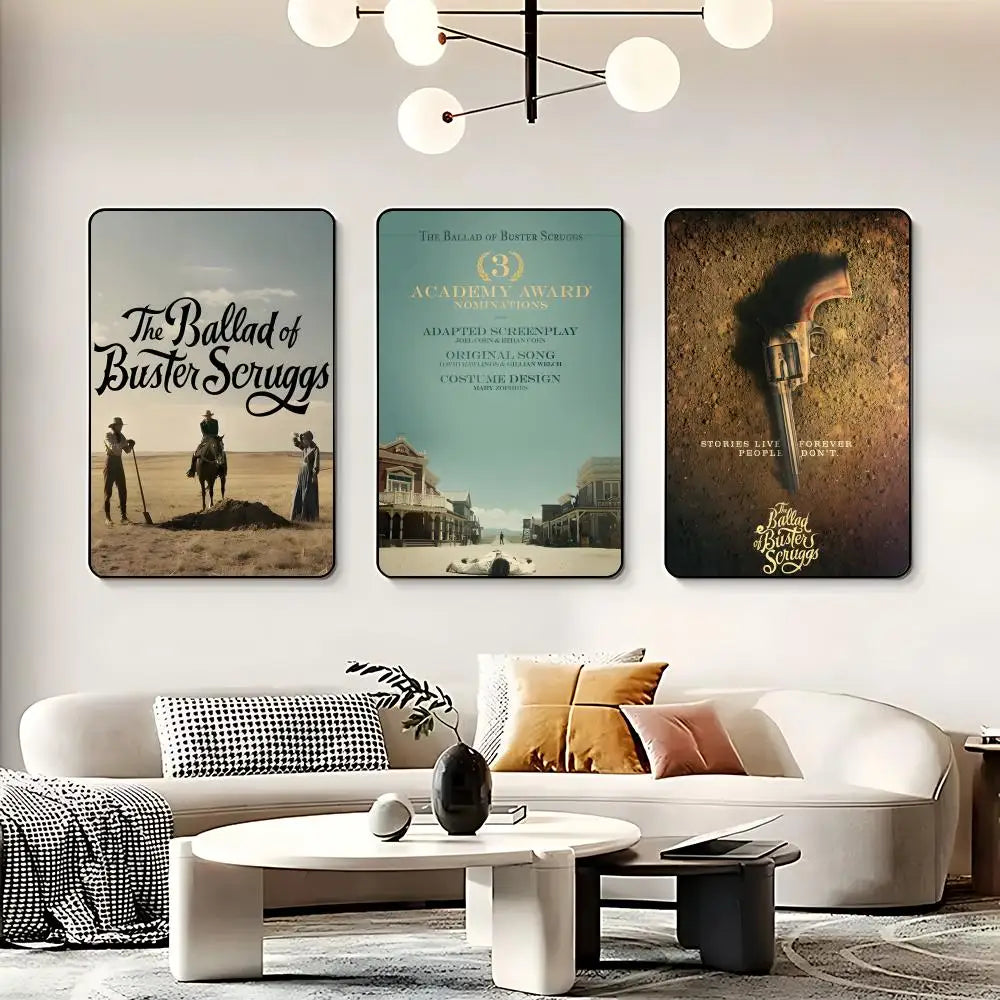 Ballad of Buster Scruggs Poster | Self-Adhesive Wall Art