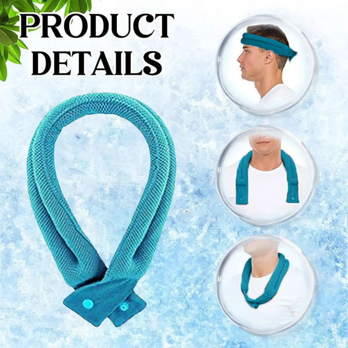 Neck Cooling Wrap Scarf for Outdoor Sports & Hot Weather