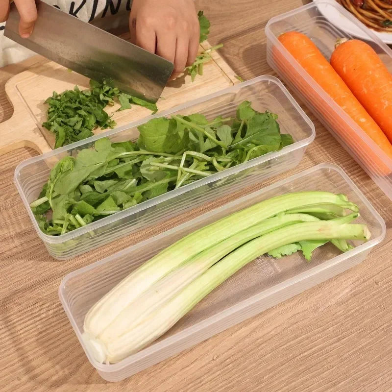 1 Fresh Box Refrigerator Storage Boxes Scallions Food Container
