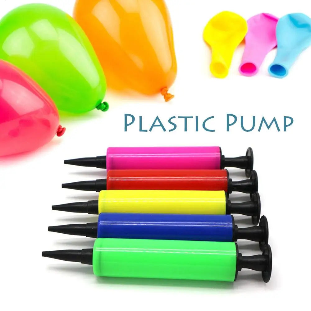 Hand Push Balloon Pump – Double-Action Party Inflater
