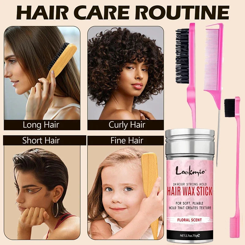 Professional Styling Wax Women Anti-frizz Pomade Smoothing Broken