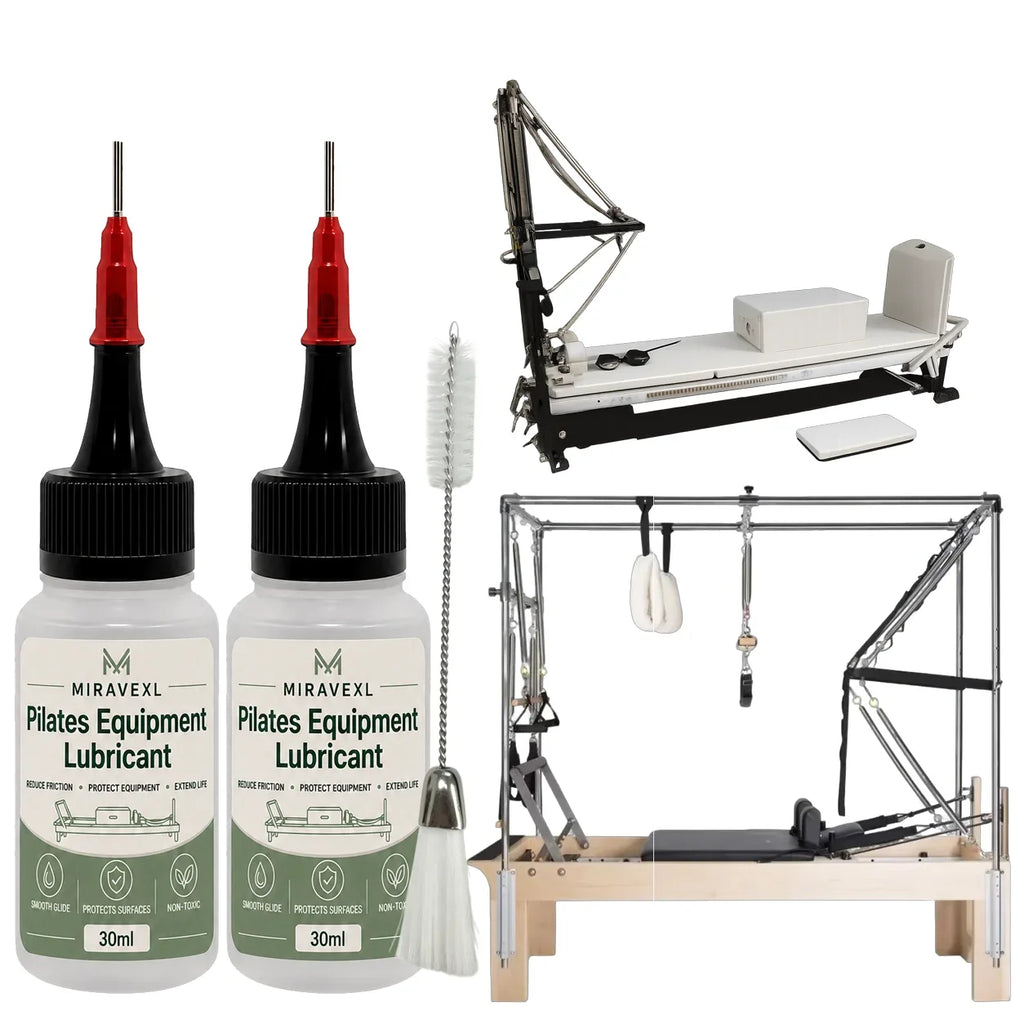 MIRAVEXL Pilates Reformer Rail Lubricant Oil 30ml + Brush