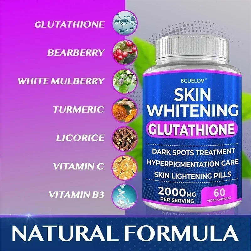 Glutathione 2000mg Capsules – Antioxidant & Skin Nutrition