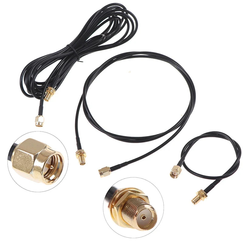 SMA Male to Female RG174 RF Coaxial WiFi Antenna Cable