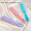 Pastel Detangling Hair Brush – Soft Nylon Bristles, 3 Colors