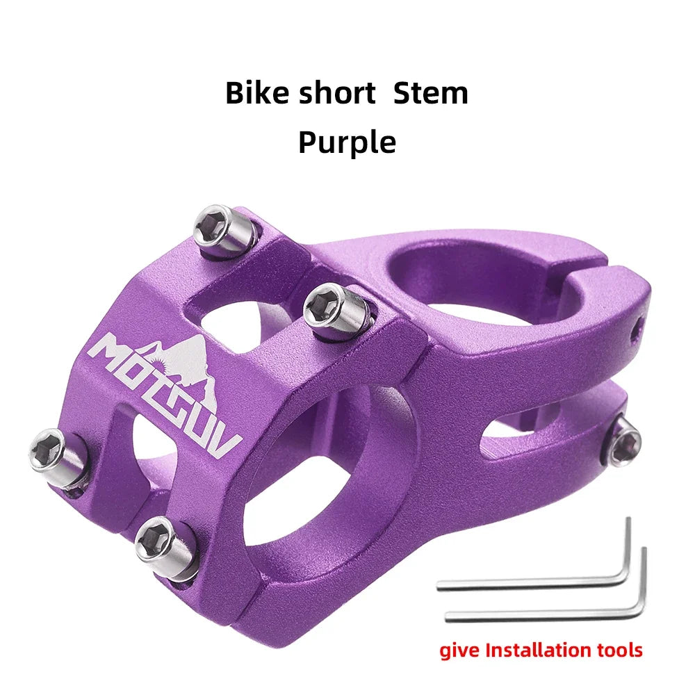 CNC Aluminium MTB & Road Bike Handlebar Stem 45mm 28.6/31.8mm