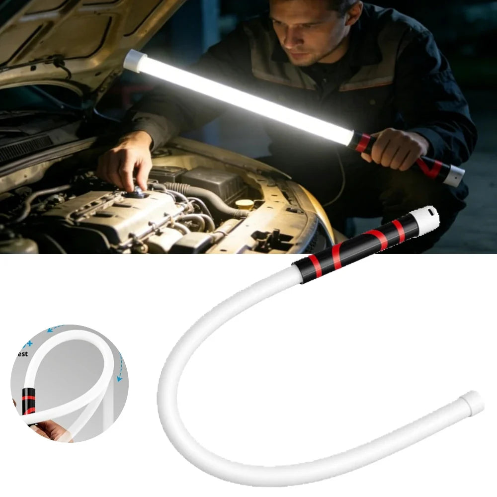 73cm Bendable LED Work Light | Rechargeable Flexible Torch