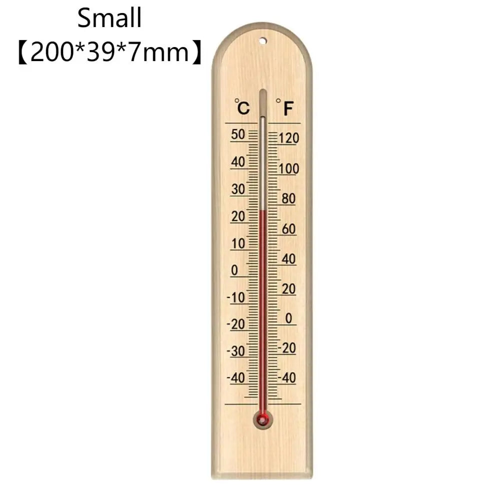 Wooden Indoor Outdoor Thermometer | Garden, Patio & Greenhouse