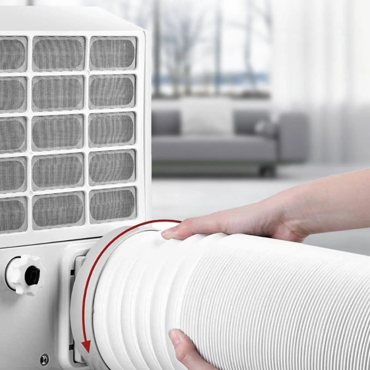 Portable AC Exhaust Hose Replacement – Flexible Vent Duct