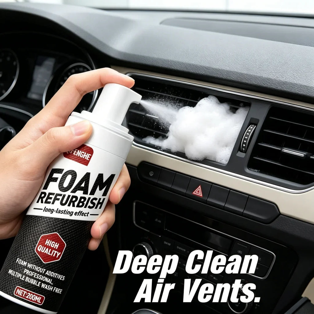 200ml Car Foam Cleaner – Interior & Exterior Stain Remover