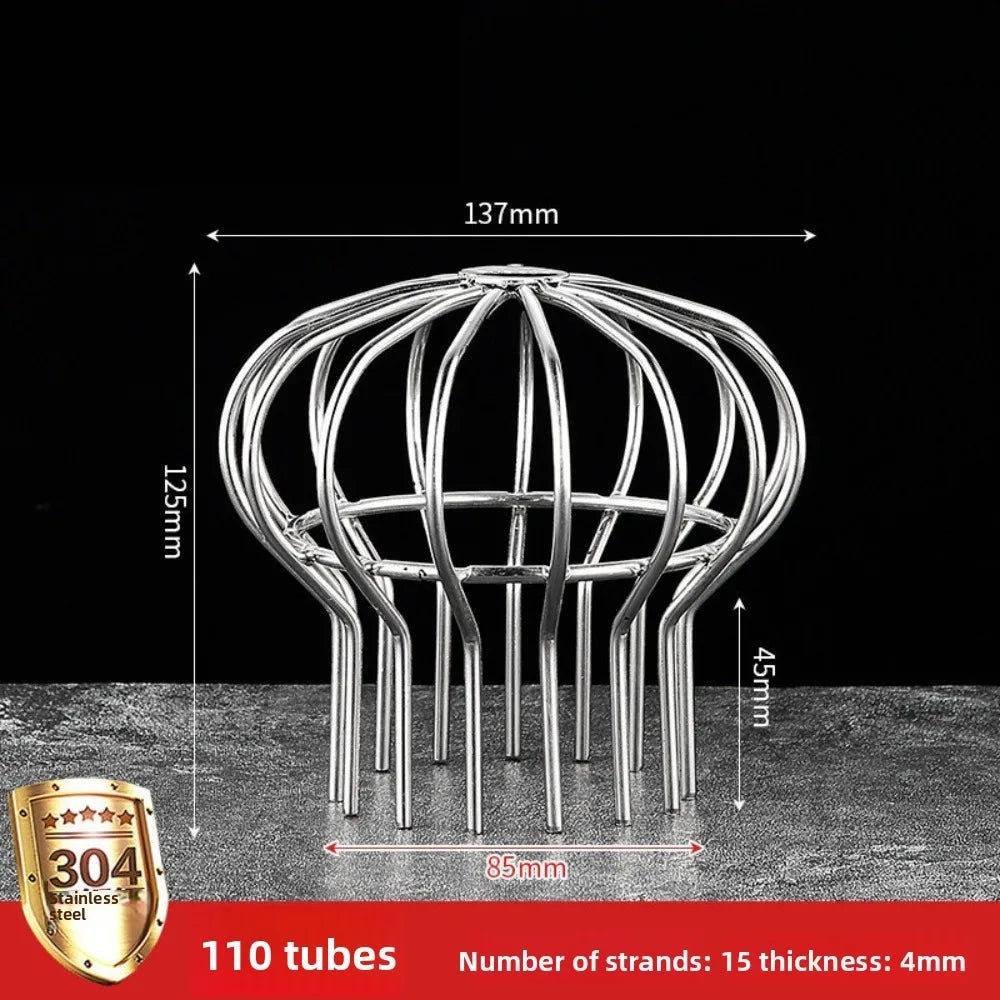 304 Stainless Steel Gutter Balloon Guard Filter Anti-leaf Fall Easy