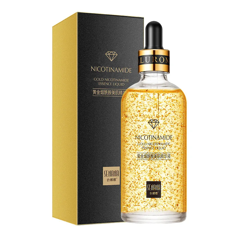 24K Gold Hyaluronic Acid Face Serum – Hydrating 100ml Essence