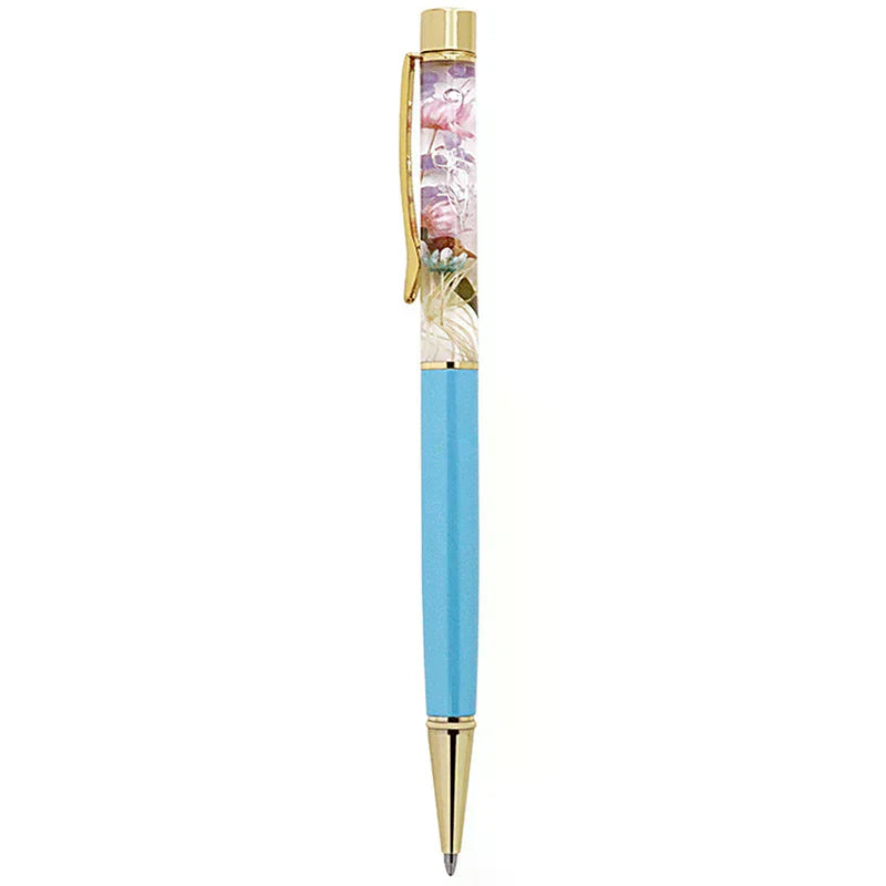 Handmade Dried Flower Ballpoint Pen | Laser Engravable Gift
