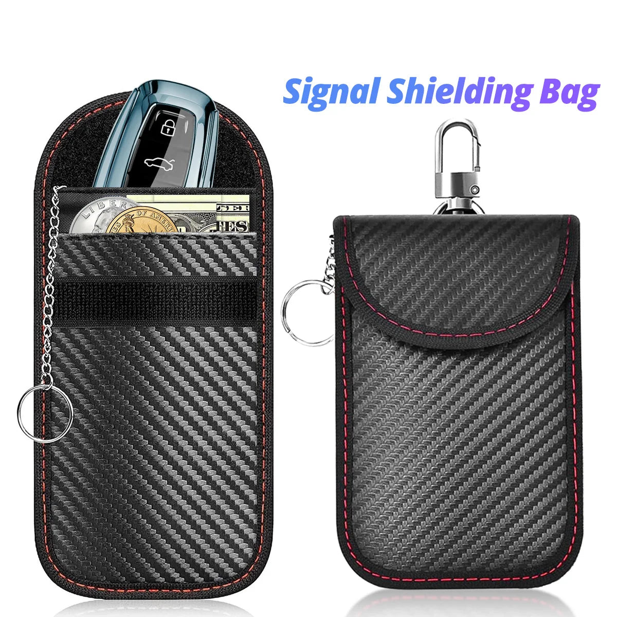 Faraday Bag Key Fob Protector – RFID Signal Blocking Pouch